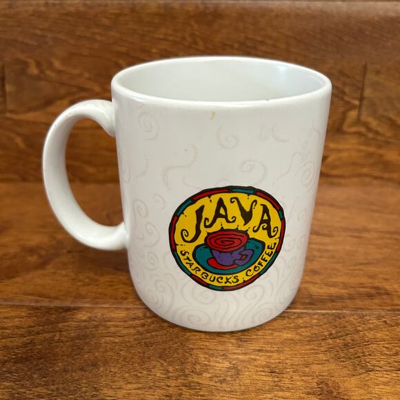 STARBUCKS Vintage 1990s Java Coffee Mug 12oz - Picture 3 of 6